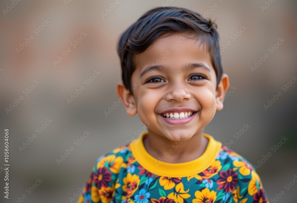 portrait of a smiling child