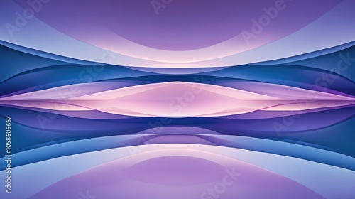 Abstract Purple and Blue Wavy Design