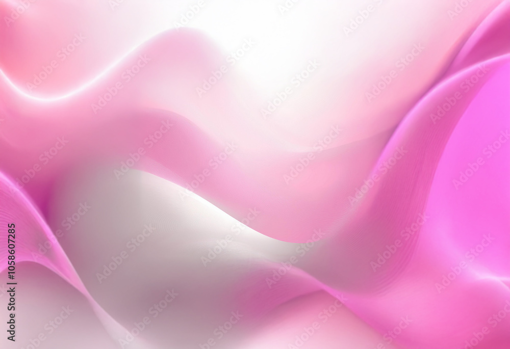 Abstract pink and white wavy background. Abstract pink and white wavy background.