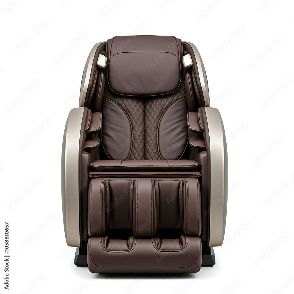 Massage chair isolated on white background Massage chair isolated on white background