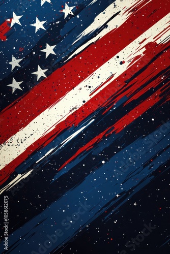 American Flag Banner for Sports or Holiday Celebration