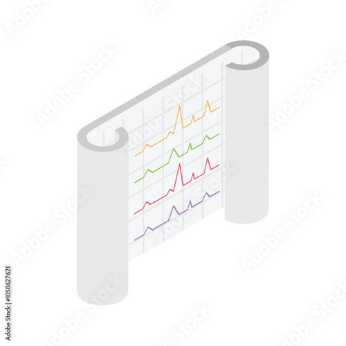 Medical heart rate chart for tracking and monitoring cardiac health