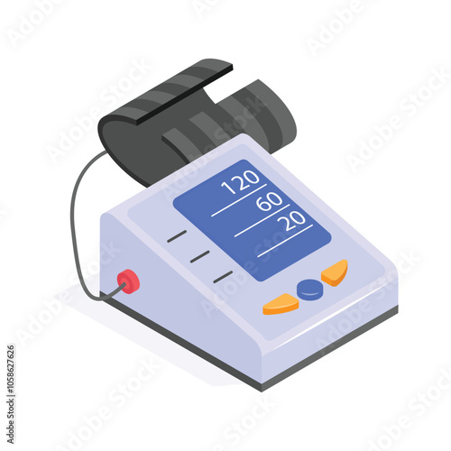 Electronic blood pressure machine for monitoring patient�s cardiovascular health accurately