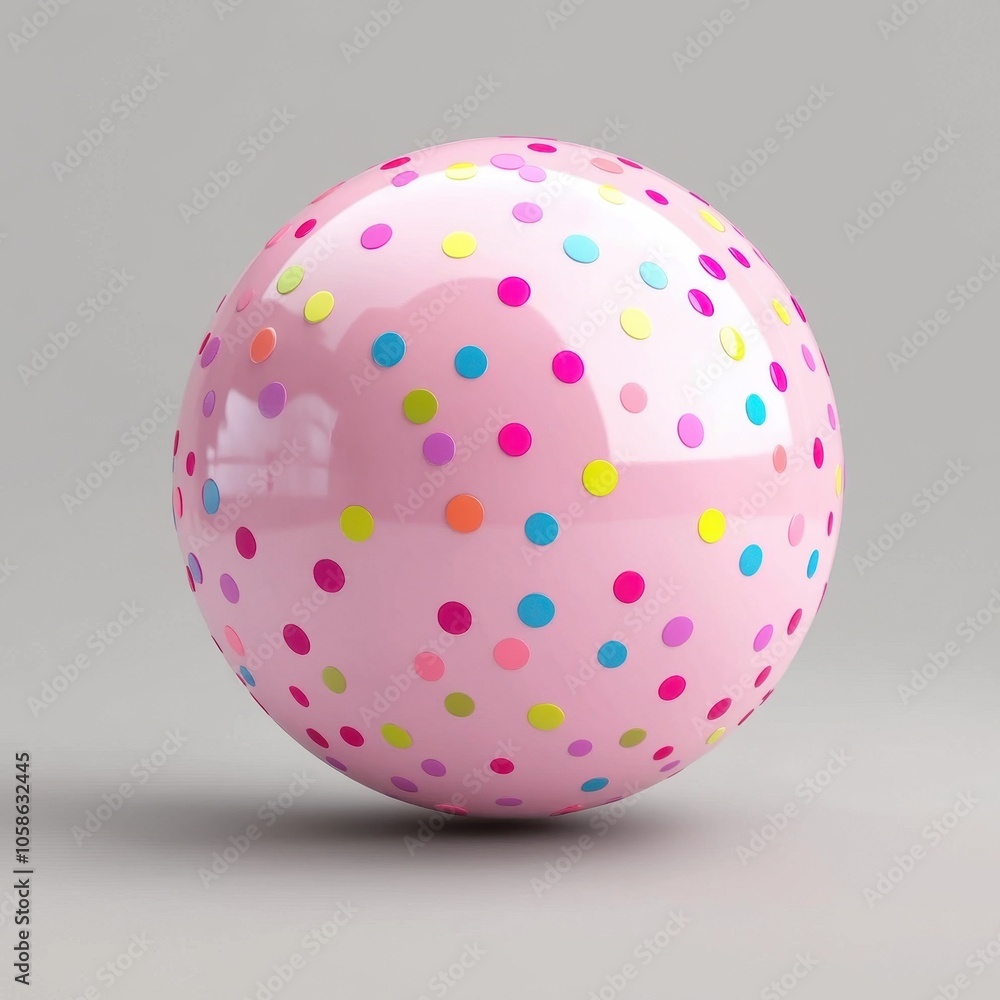 Vibrant Polka Dot Balloon: A Playful and Colorful Celebration Vibrant Polka Dot Balloon: A Playful and Colorful Celebration