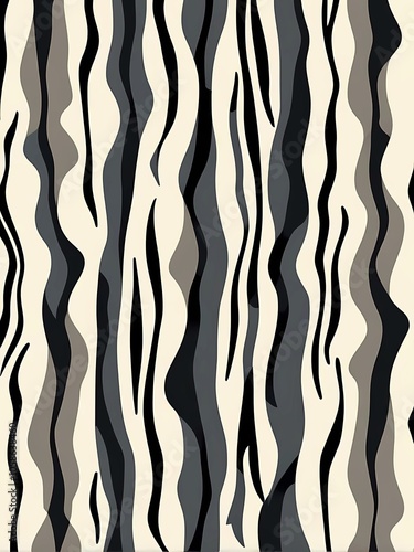 Colorful zebra skin illustration, ideal for creative textiles, wallpaper, and stylish decor accents