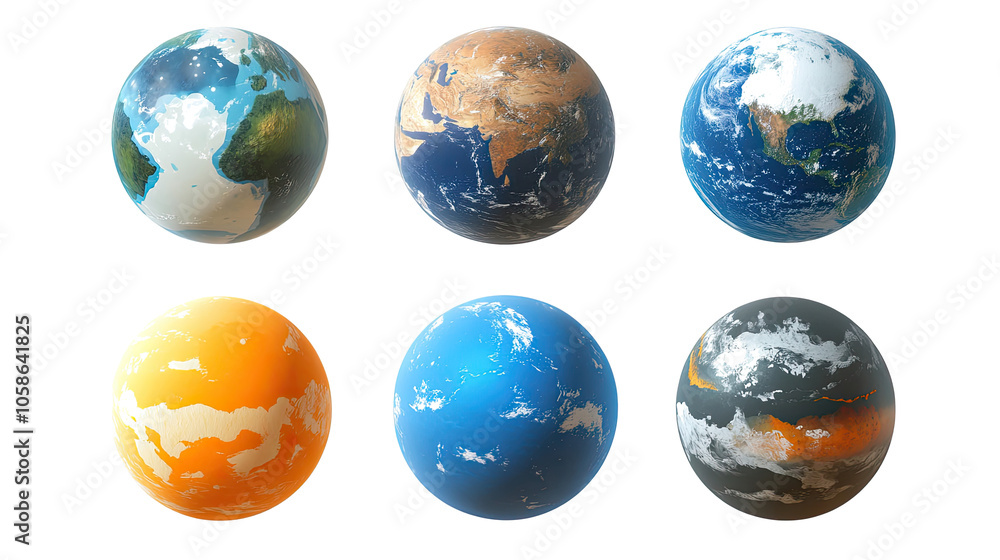 custom made wallpaper toronto digitalVisual Representation of Earth's Climate Change Effects From Space Generative AI