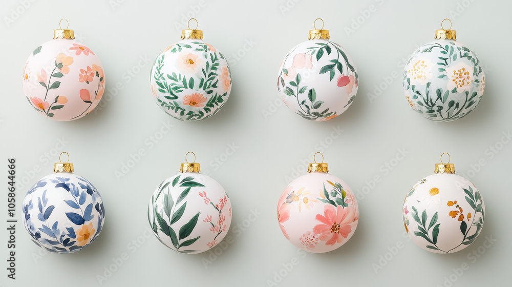 christmas balls on white background christmas balls on white background