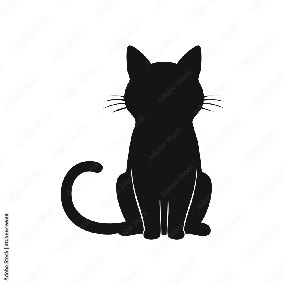 custom made wallpaper toronto digitalCat silhouette design vector illustration