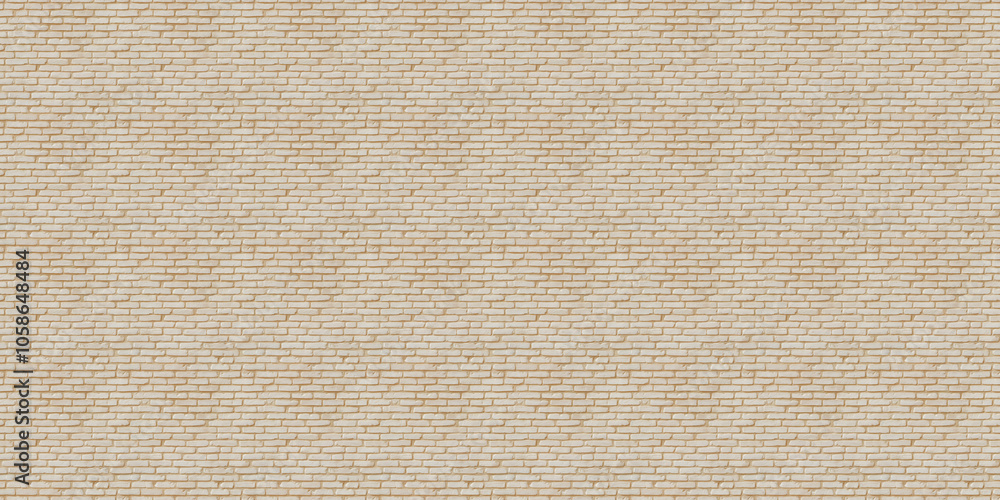 Fototapeta premium ivory brick texture: close-up of bricks in a soft ivory color with faint texture, creating a bright, clean background ideal for chic, light-filled designs