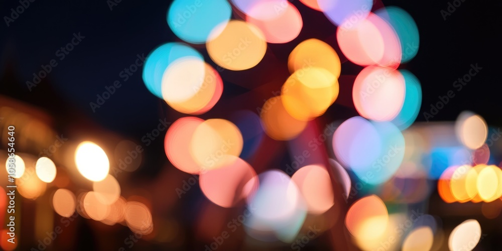 Obraz premium City Lights Blur