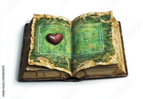 Football Heart Book.