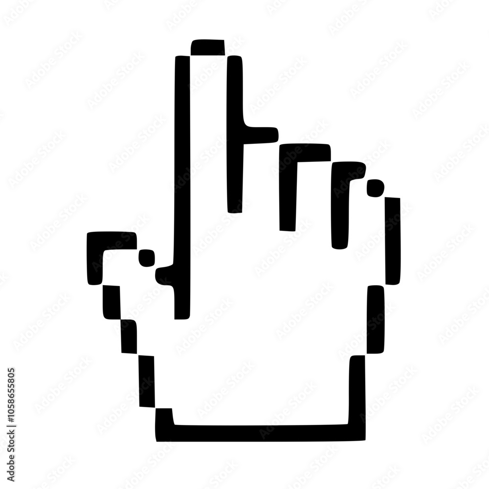 hand cursor icon hand cursor icon