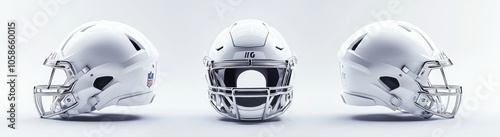 White Football Helmet.