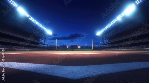 Baseball Stadium Night.