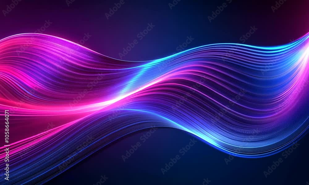 Vibrant colorful waves in a dynamic movement Vibrant colorful waves in a dynamic movement