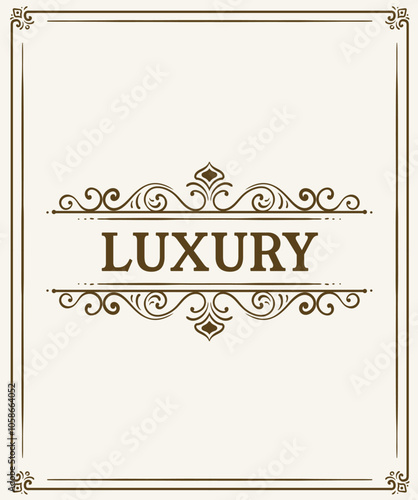 Decorative vintage frames and borders, Vector design