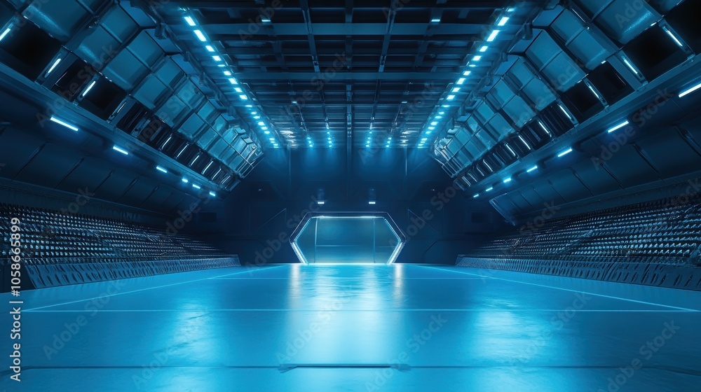 Futuristic Arena. Futuristic Arena.
