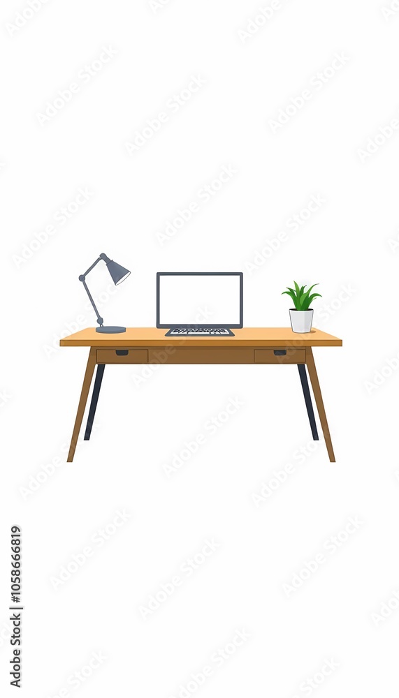 Fototapeta premium Isolated Desk
