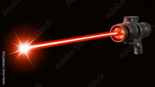 Intense laser beams in action, exploring the power and precision of technology in modern applications photo