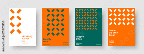 Abstract Poster Layout. Geometric Flyer Template. Isolated Book Cover Design. Business Presentation. Brochure. Report. Banner. Background. Handbill. Magazine. Notebook. Newsletter. Advertising