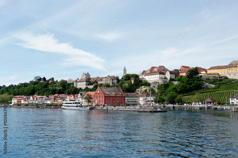 Meersburg in Lake Constance, Germany Meersburg in Lake Constance, Germany