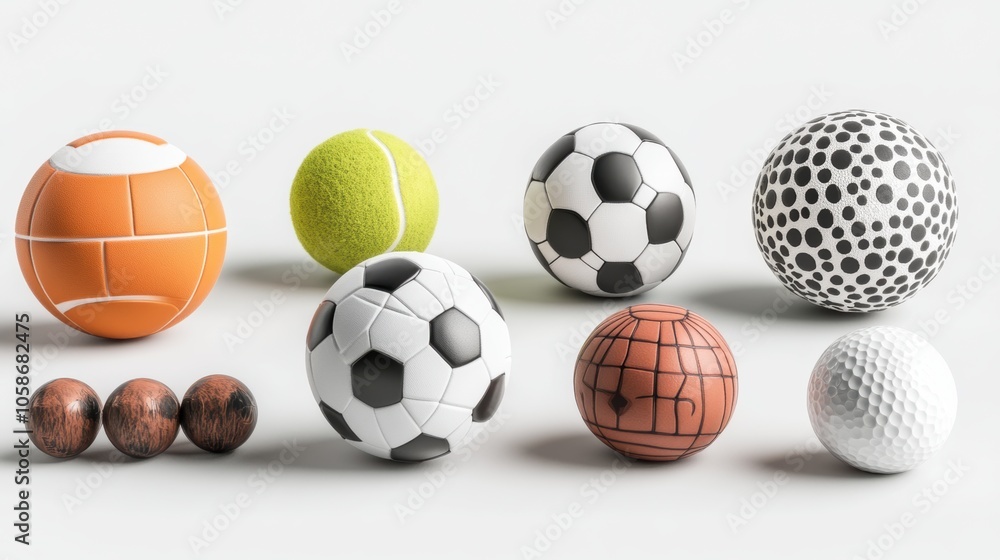 Sports Balls Collection.