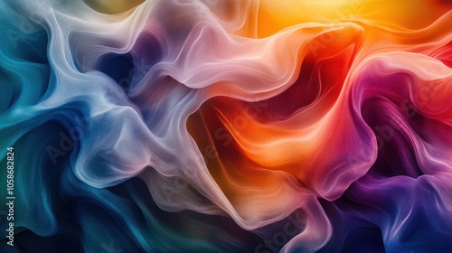 Wallpaper Mural Abstract Swirling Colors Torontodigital.ca