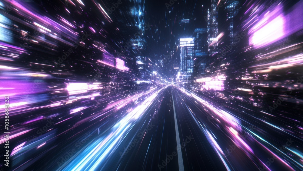 Speeding Through City. Speeding Through City.