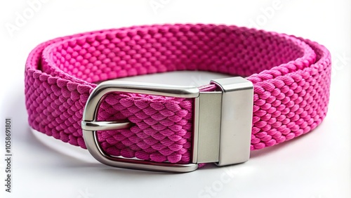 Elastic Pink Strap with Fastex Buckle Clasp, Versatile Accessories, Fashionable Gear, Durable Materials, Strong Fastening, Stylish Design, Functional Fashion, Daily Use, Adjustable Strap photo