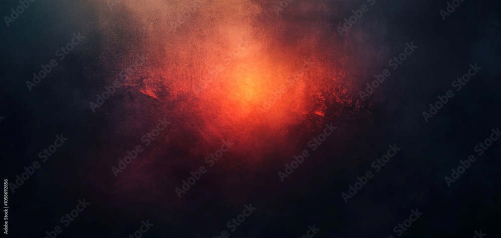 Abstract Red Glow in the Dark: A Digital Art Abstract Red Glow in the Dark: A Digital Art