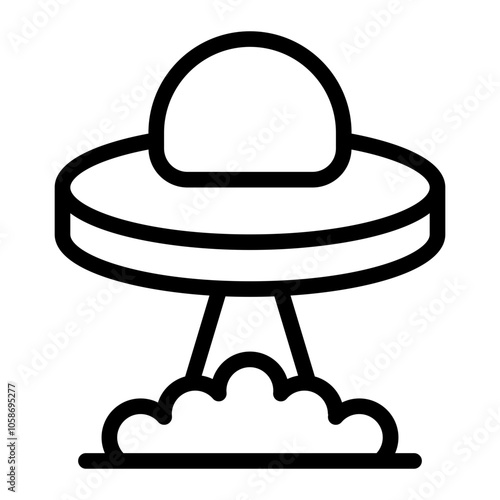 Aircraft Line Icon