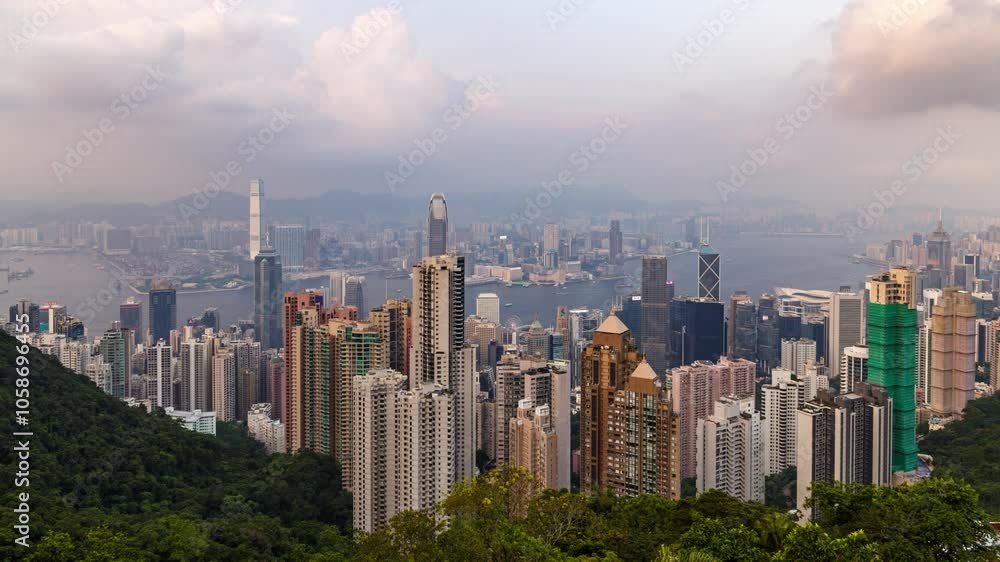 custom made wallpaper toronto digitalHong Kong Island Time lapse 5