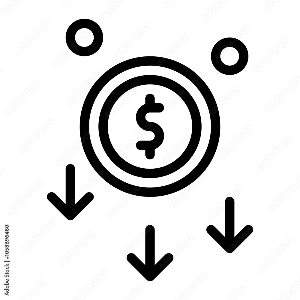 Big Sale Line Icon Big Sale Line Icon