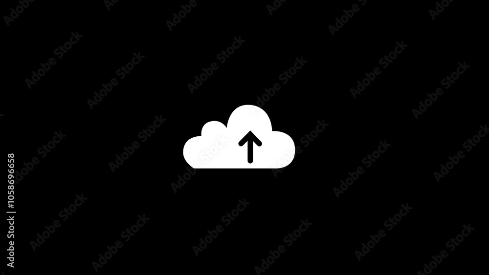 Upload icon with cloud background. upload button. arrow symbol. upload sign background. Upload icon with cloud background. upload button. arrow symbol. upload sign background.