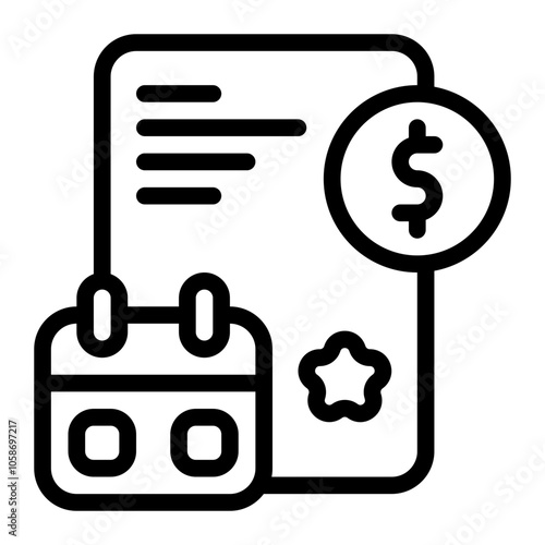 Calendar Line Icon