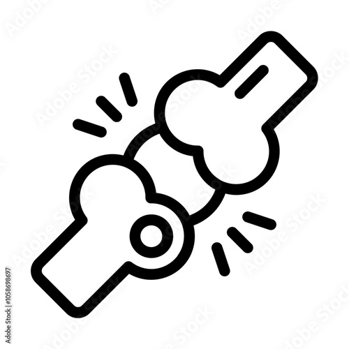 Cracked Line Icon
