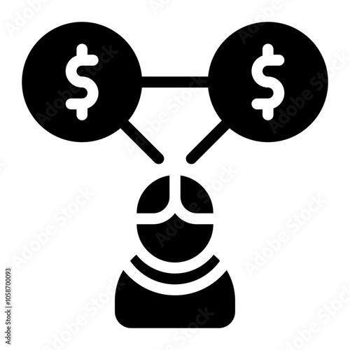 Earning Solid Icon