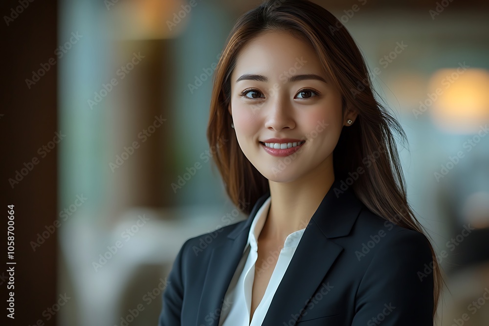 Confident Businesswoman in Professional Attire Portrait Confident Businesswoman in Professional Attire Portrait