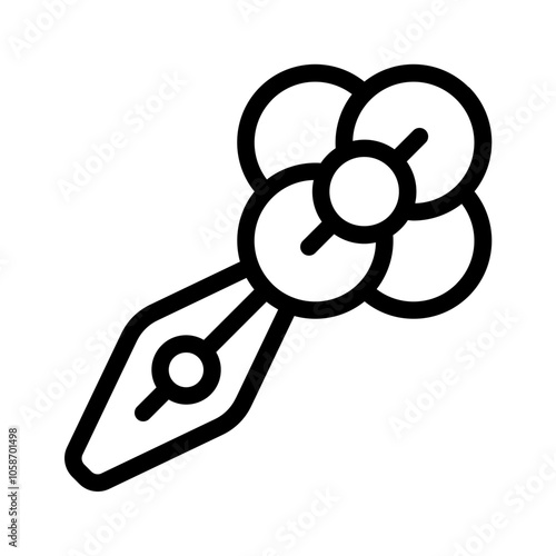 Flower Line Icon