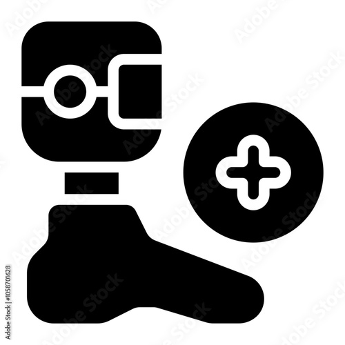 Foot Solid Icon