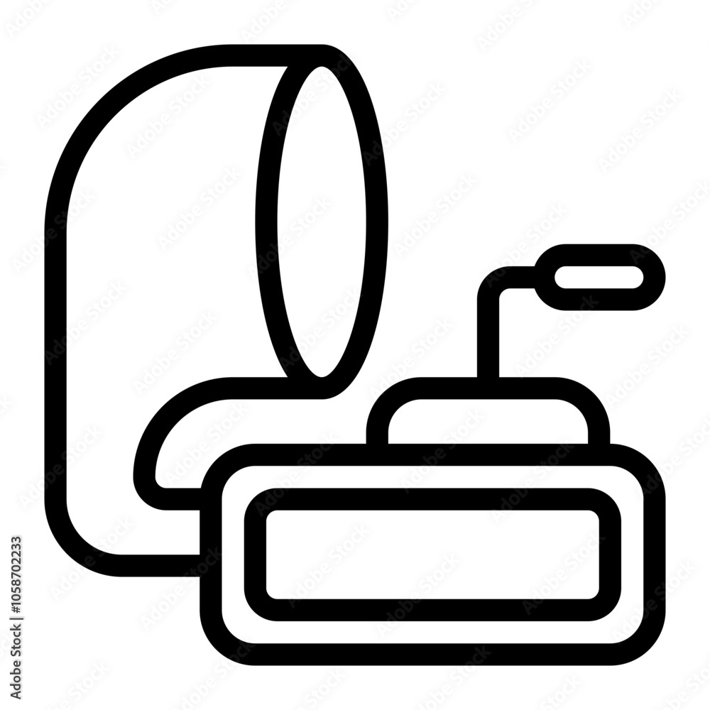 Gramophone Line Icon Gramophone Line Icon