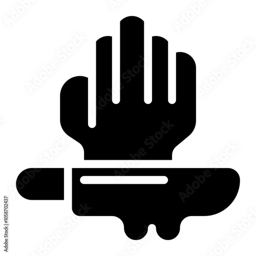 Hand Solid Icon