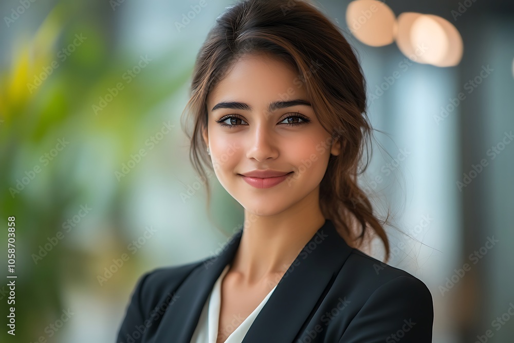Confident Businesswoman Portrait - Modern Career Success Confident Businesswoman Portrait - Modern Career Success