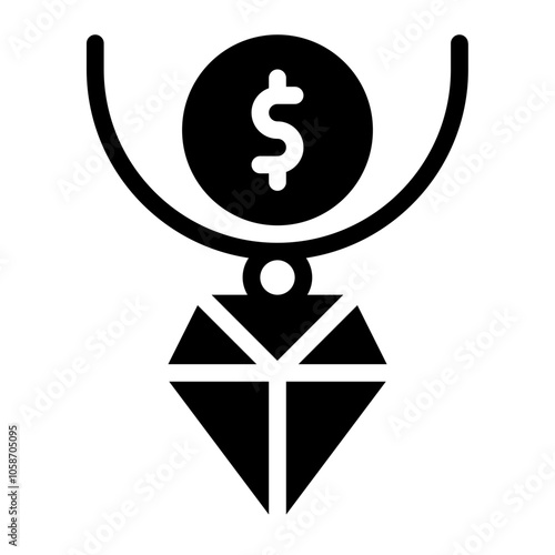Necklace Solid Icon