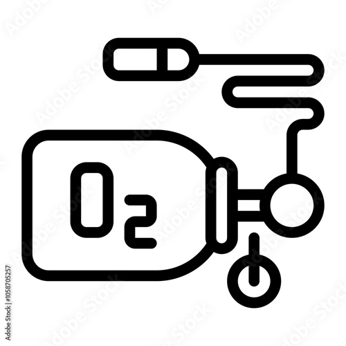 Nitrous Oxide Line Icon