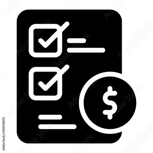 Planner Solid Icon