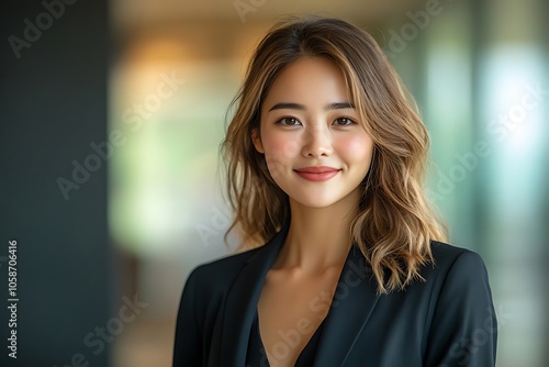 Free Download Confident Businesswoman Portrait in Modern Office Setting1 - GFXLoad