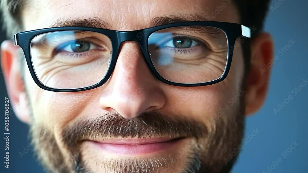 Business professional conducting a virtual conference with global clients. Business professional conducting a virtual conference with global clients.