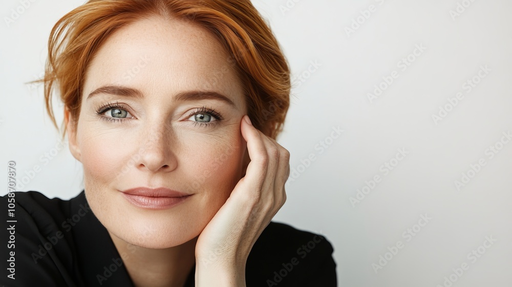 Natural BeautyTimeless Elegance:Portrait of Confidence women.Concept of aging gracefully, skincare, beauty, natural beauty, anti-aging, self-care, wellness.