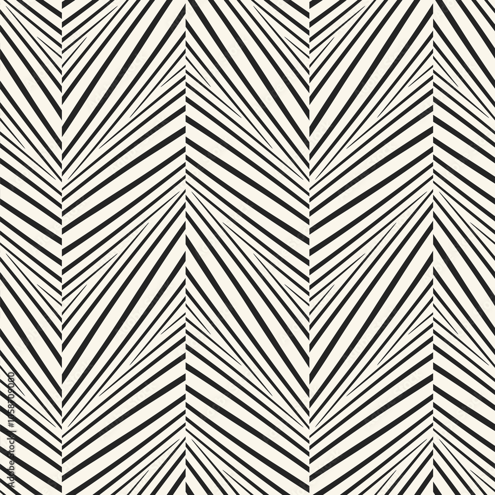 Black And White Variegated Herringbone Pattern Black And White Variegated Herringbone Pattern